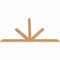 Ekena Millwork Saratoga Timber Gable Bracket, Western Red Cedar, 72"W x 42"H x 1 1/2"D x 3 1/2"F, 14/12 Pitch GBW072X42X0204SAR00SWR - alternate 3